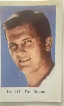 Pat Boone — 1962 Ex Set #116