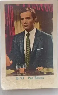 Pat Boone — 1960 B Set (Blue Text) #93