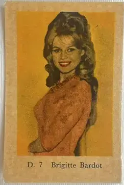 Brigitte Bardot — 1961 D Plain Text Set #7