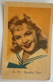 Sandra Dee — 1961 D Plain Text Set #35