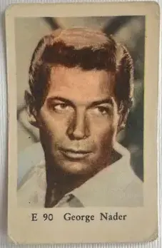 George Nader — 1962 E Set (Straight Letters) #90