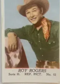 Roy Rogers — 1957 Serie H #52
