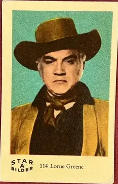 Lorne Greene — 1962 Star Bilder A #114