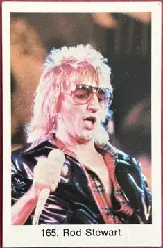 Rod Stewart — 1979 Popbilder Period After Number I #165