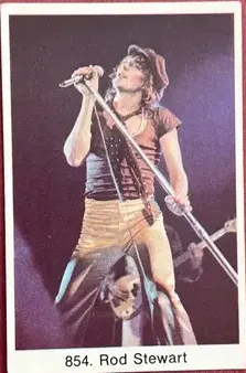 Rod Stewart — 1978 Popbilder Period After Number IV #854