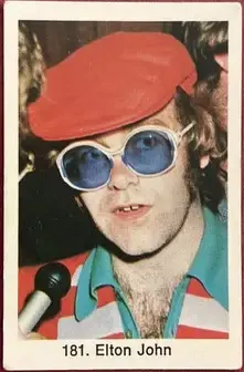 Elton John — 1979 Popbilder Period After Number I #181