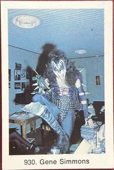 Gene Simmons — 1978 Popbilder med punkt IV #930