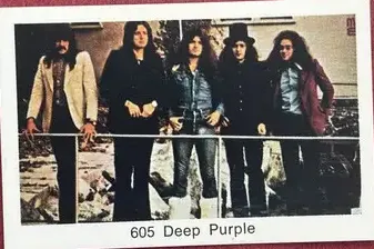 Deep Purple — 1974 Popbilder utan punkt 1 #605