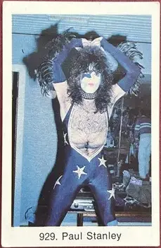 Paul Stanley — 1978 Popbilder med punkt IV #929