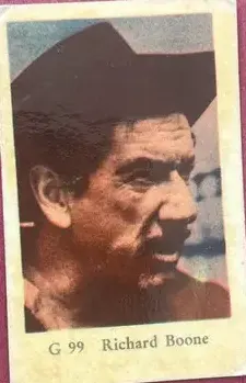 Richard Boone — 1964 Stora G #99