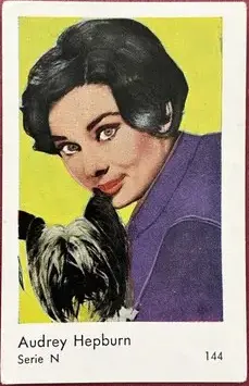 Audrey Hepburn — 1962 Serie N #144