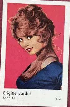 Brigitte Bardot — 1962 Serie N #114