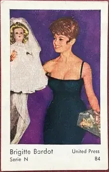 Brigitte Bardot — 1962 Serie N #84