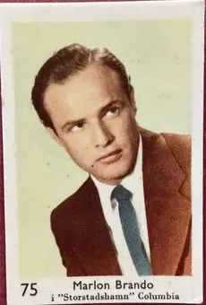 Marlon Brando — 1957 Large Number Studio Series #75