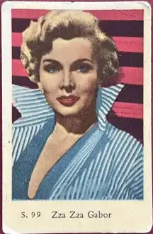 Zsa Zsa Gabor — 1957 S #99