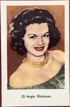 Angie Dickinson — 1964 Numbered Set 2 (1-156) #25