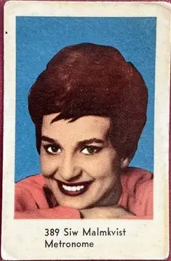 Siw Malmkvist — 1963 Numbered Set 4 (301-451) #389
