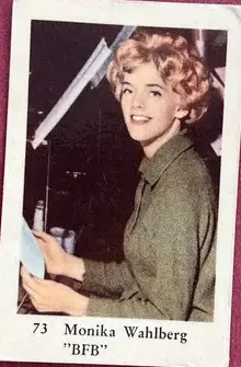 Monika Wahlberg — 1962 Nummer till vänster, nya #73