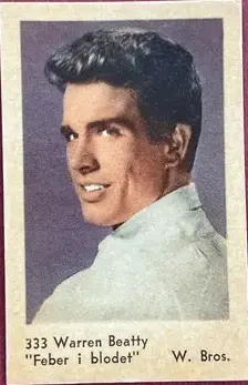 Warren Beatty — 1963 Numbered Set 4 (301-451) #333