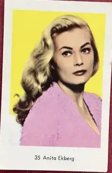 Anita Ekberg — 1964 Numbered Set 1 (1-78) #35