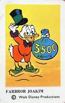 Farbror Joakim — 1963-73 Disney Set Unnumbered