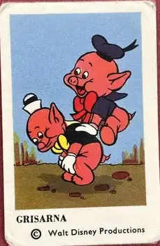 Little Wolf & The Pigs — 1963-73 Disneybilder unnumbered