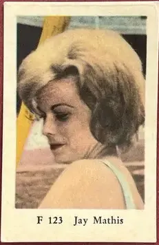 Jay Mathis — 1963 F Set (Straight Letters) #123