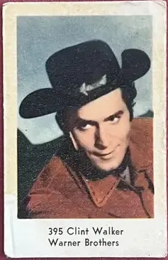 Clint Walker — 1963 Numbered Set 4 (301-451) #395
