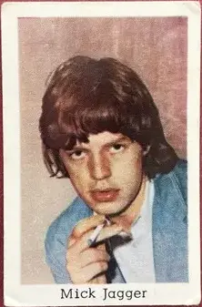 Mick Jagger — 1966-68 Popbilder Unnumbered Series