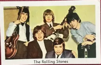 The Rolling Stones — 1966-68 Popbilder Unnumbered Series