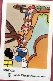 Snövit — 1963-73 Disneybilder unnumbered
