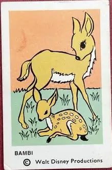 Bambi o. Blomster — 1963-73 Disneybilder unnumbered