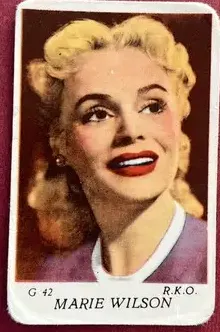 Marie Wilson — 1956 Lilla G #42