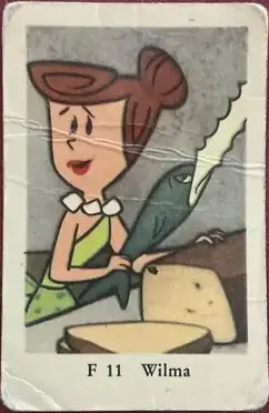 Wilma Flintstone — 1963 F Set (Straight Letters) #11