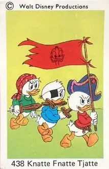 Dewey Duck — 1973-76 Disney Set Numbered #438