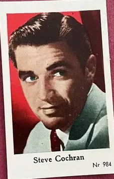 Steve Cochran — 1955 Gamla långa nummerserien #984