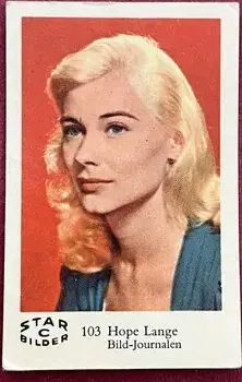 Hope Lange — 1962 Star Bilder C #103