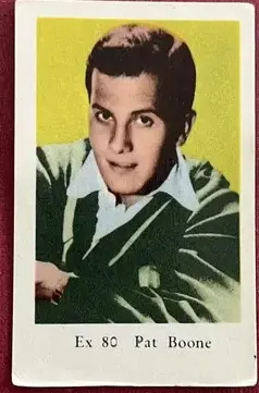 Pat Boone — 1962 Ex Set #80