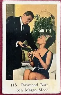 Raymond Burr — 1965 Numbered Set 6 (1-150) #115