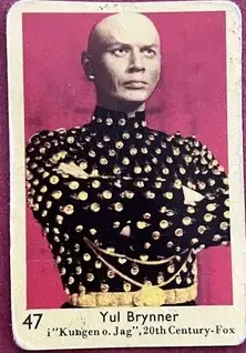 Yul Brynner — 1957 Large Number Studio Series #47
