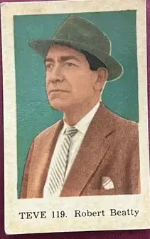 Robert Beatty — 1962 TEVE #119