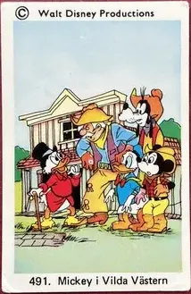 Scrooge McDuck — 1973-76 Disneybilder numbered #491