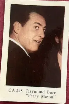 Raymond Burr — 1962 CA Set #248