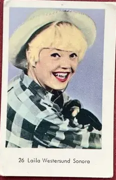 Laila Westersund — 1964 Mycket små nummer till vänster - mjukare papp #26