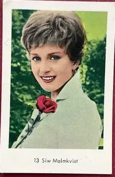 Siw Malmkvist — 1964 Numbered Set 1 (1-78) #13