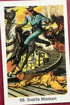 Svarta Masken — 1977-81 Seriefigurer & Barnbilder #68