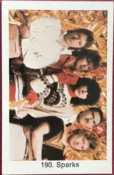 SPARKS — 1979 Popbilder Period After Number I #190