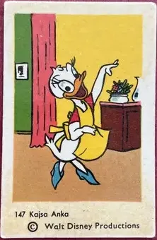 Kajsa Anka — 1964 Små nummer till vänster, tjockare papp #147
