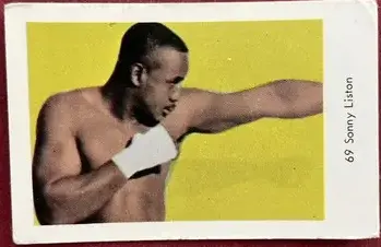 Sonny Liston — 1964 Mycket små nummer till vänster - mjukare papp #69