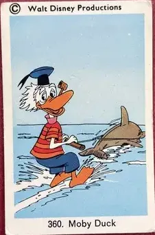 Moby Duck — 1973-76 Disneybilder numbered #360